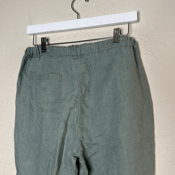 Quince 100% linen Pants Wide Leg Sage Size XS Minimalist Coastal - Picture 7 of 7